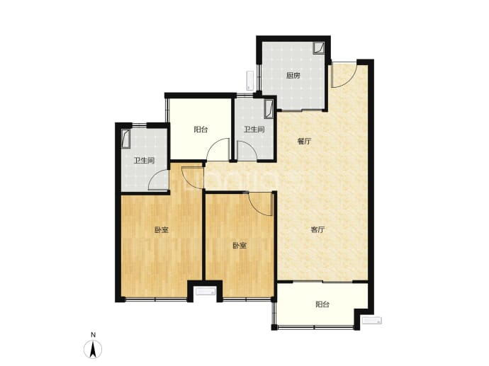 保利新汇城--建面 99m²