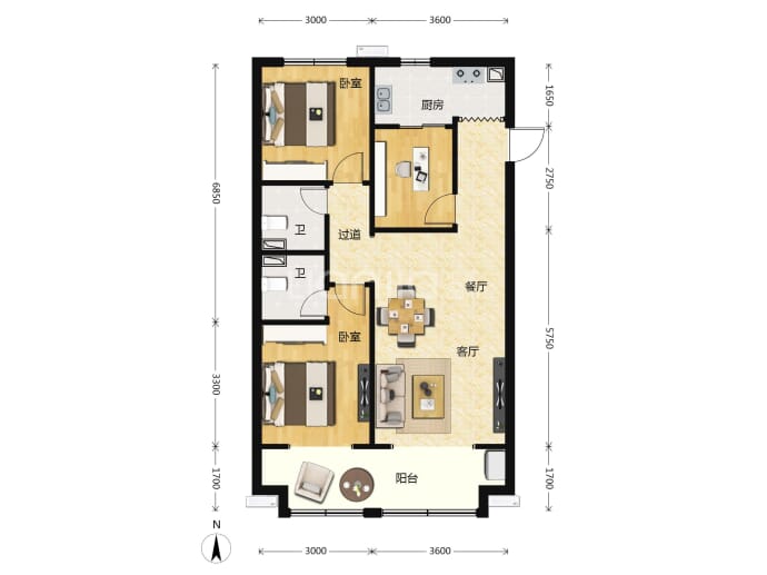 新汇·学府壹號--建面 99m²