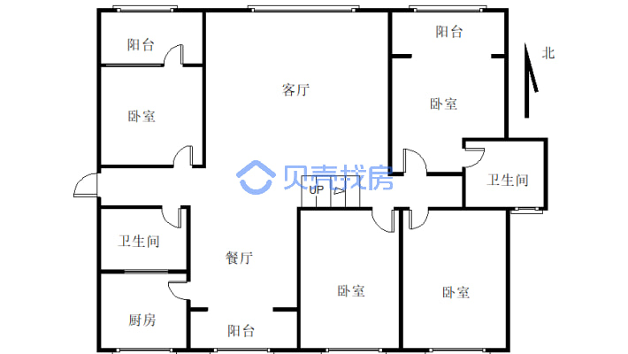 出行方便，户型方正，居住方便舒适-户型图