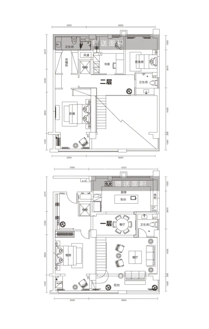 经纬府4室2厅3卫户型图
