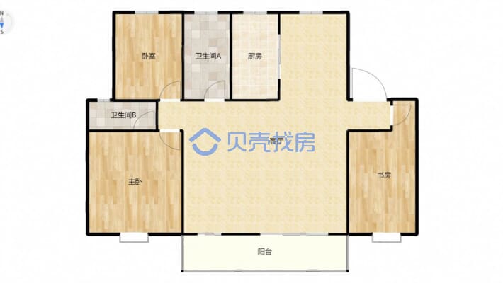 金辉优步花园二期优步花园纯毛坯随意装修，价格可谈-户型图