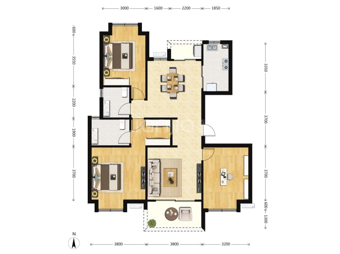 山河赋--建面 120m²