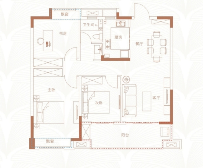 富城公园上府--建面 106m²