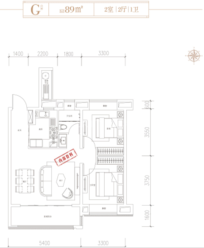 引江佳园--建面 89m²