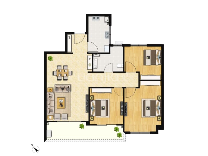 宋都柏悦府--建面 92m²