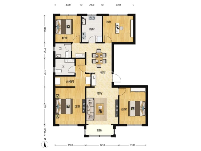 金辰府--建面 143m²