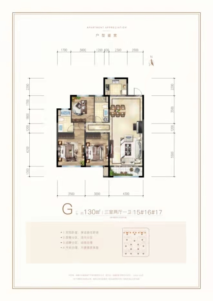 金融世家--建面 130m²