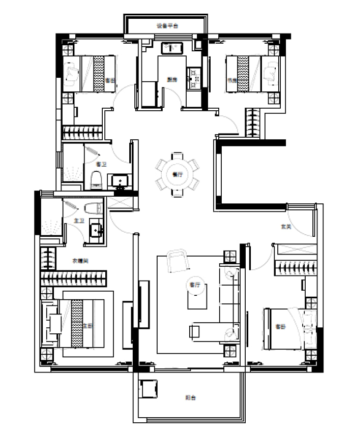 虹盛里--建面 142m²