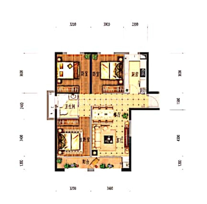 兰州大名城--建面 109m²