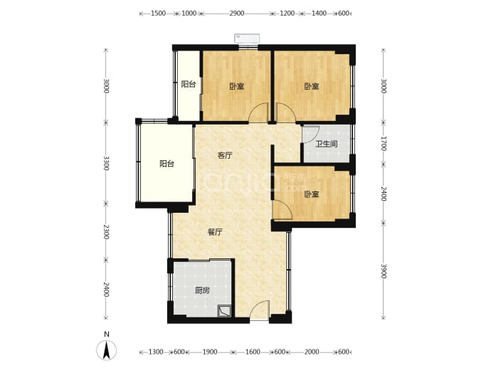 璟荟名庭--建面 80m²