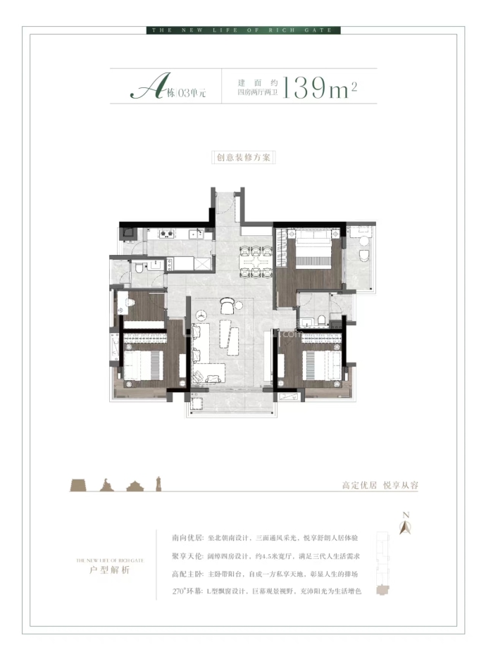 君熙府--建面 139m²