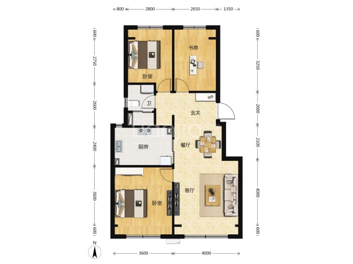 中海云麓公馆--建面 89m²