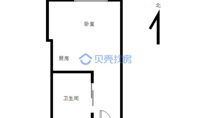 轩润学府 电梯小公寓 学.校 出行方便-户型图