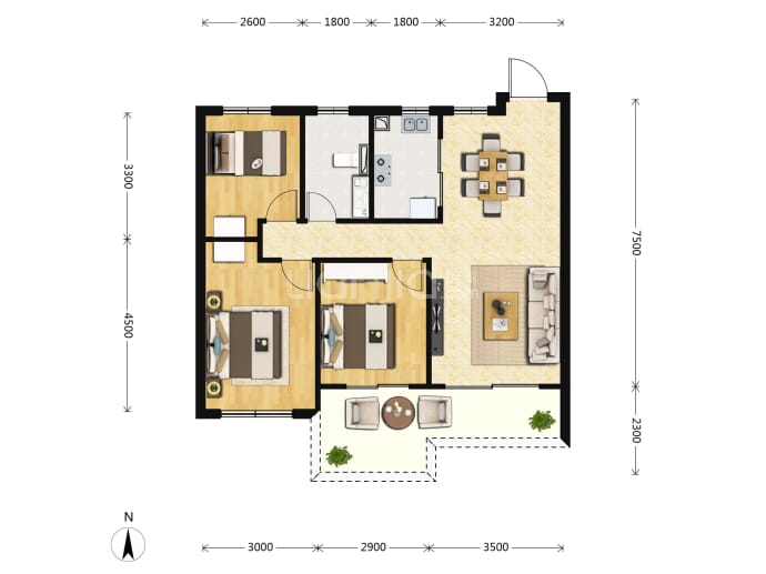 东原印1905--建面 89m²