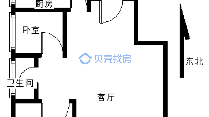 急售！上江北 五粮液红坝小区 36万买套二电梯房-户型图