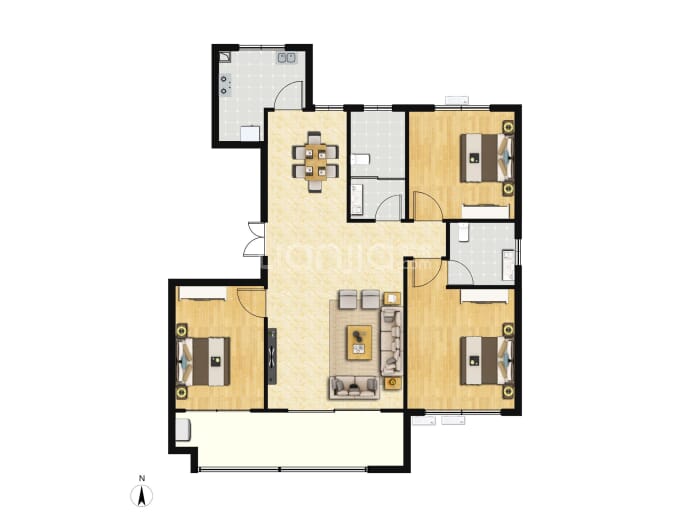 城建·佳和湾--建面 137.93m²