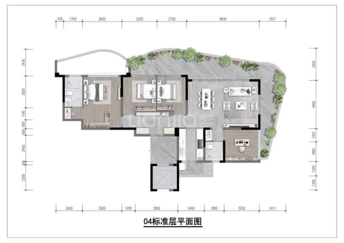 仁城澜峰--建面 147m²