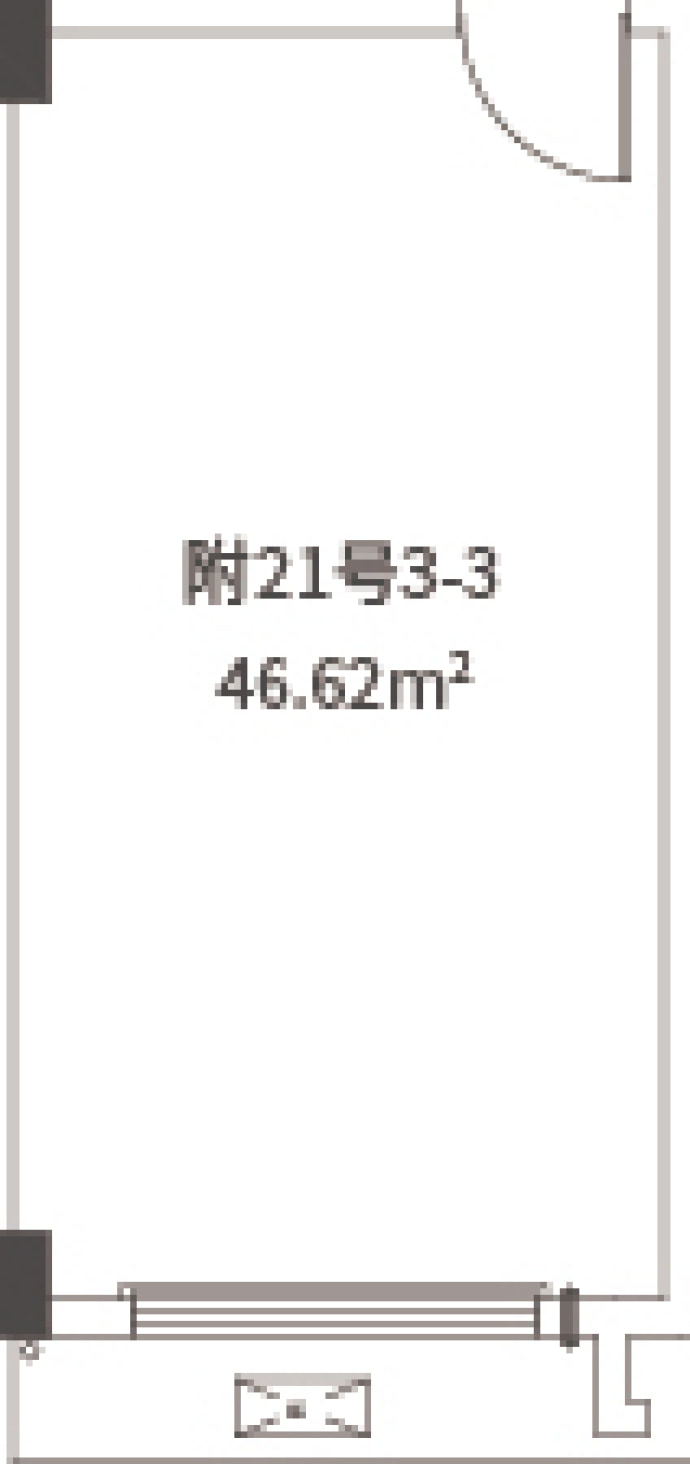 中国铁建玖城贰号--建面 46.62m²