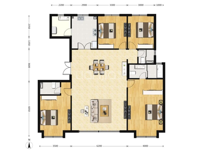 国誉万和城--建面 180m²