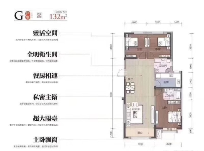 德辉首府--建面 132m²