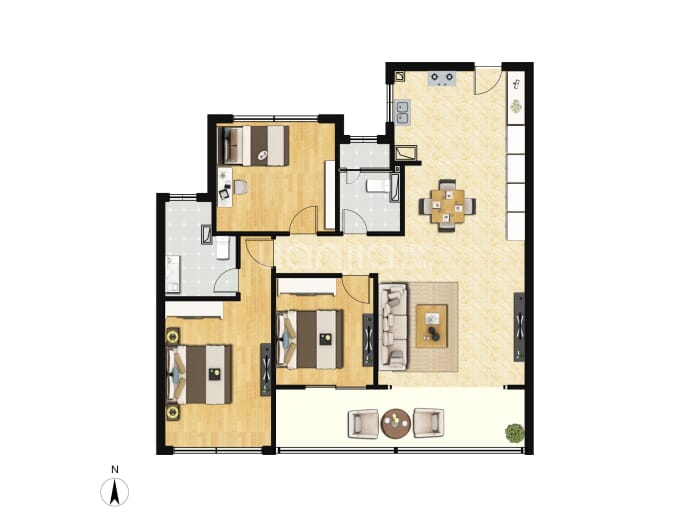 新城品悦雲起--建面 118m²