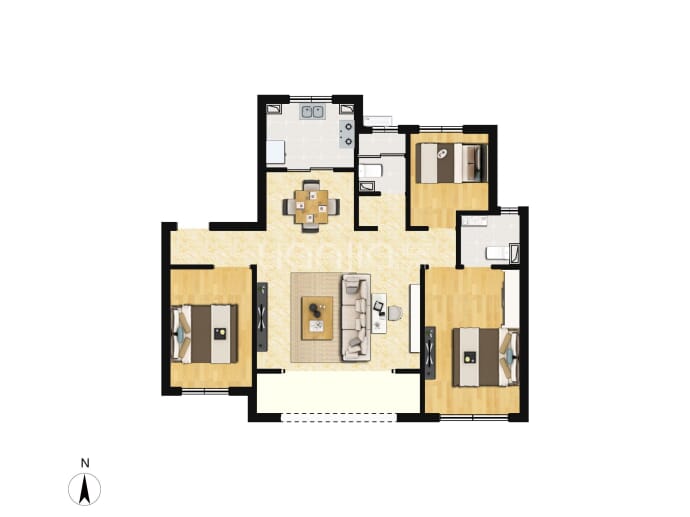 建发玖熙府--建面 130m²