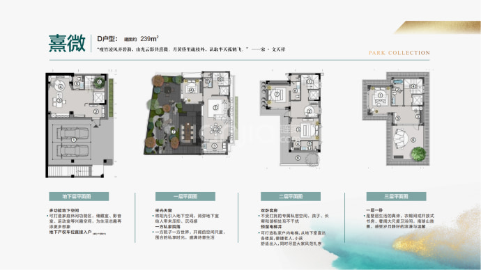翠云熹园4室2厅4卫户型图