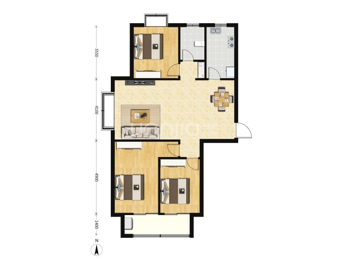 龙湾一品--建面 127.89m²