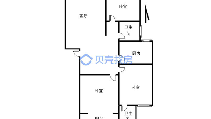 东坝震后多层，广中对  面，诚心出售-户型图