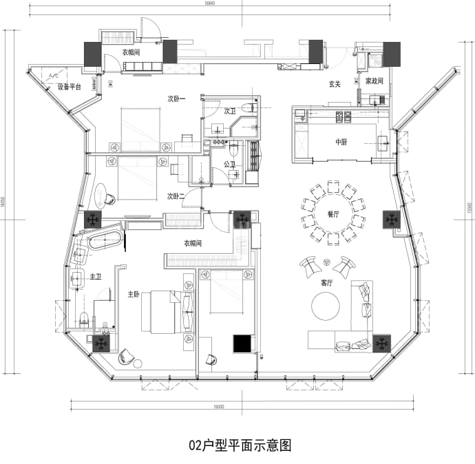 明华誉港城--建面 270m²