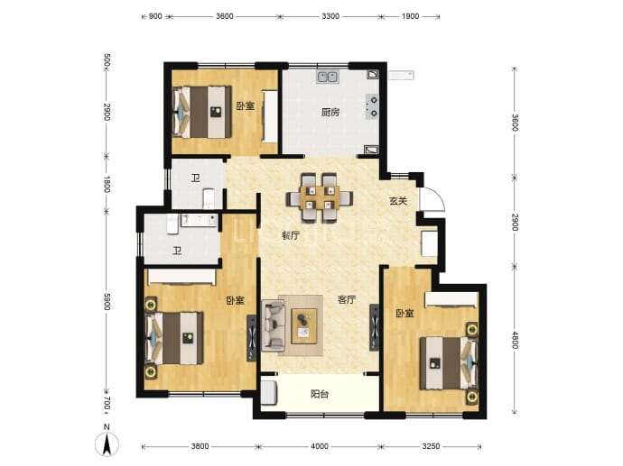 绿城春熙云峰--建面 122m²