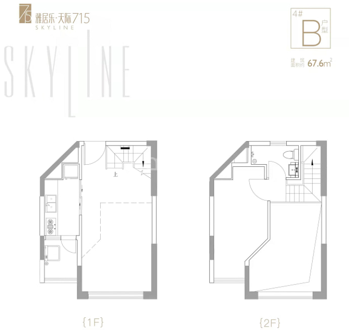 雅居乐天际715--建面 67.6m²