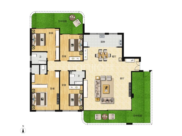 昌荣商业广场--建面 168m²
