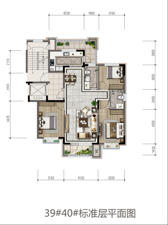 中植·江山和鸣--建面 126m²