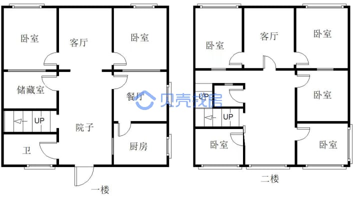 老海州 江化北路三层 空间大 住宅 边户-户型图