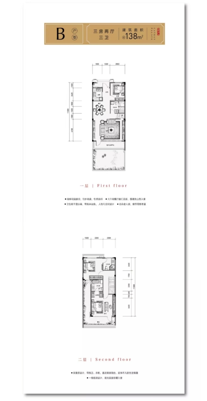 悦湖湾花园--建面 138m²