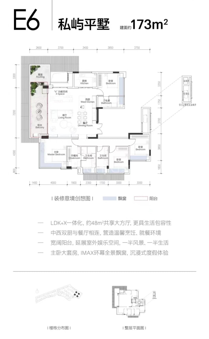 华润中央公园悦府--建面 173m²