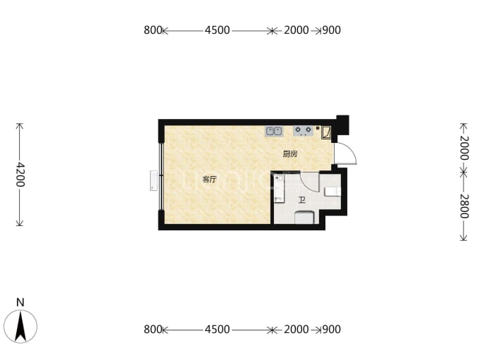 金樽府邸--建面 64m²