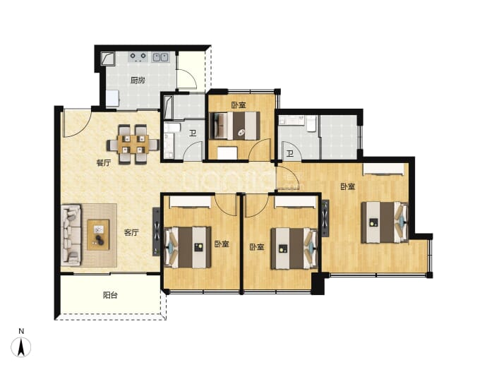 颐峰名庭--建面 112m²