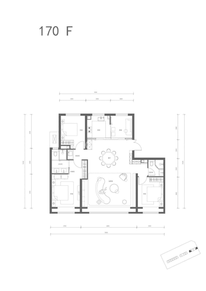 京投发展·北熙区--建面 170m²