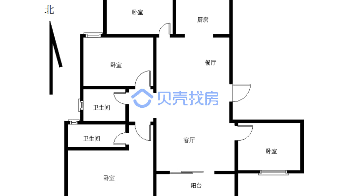 房东诚心出售 房子各付各税 随时签约 没又任何纠纷-户型图