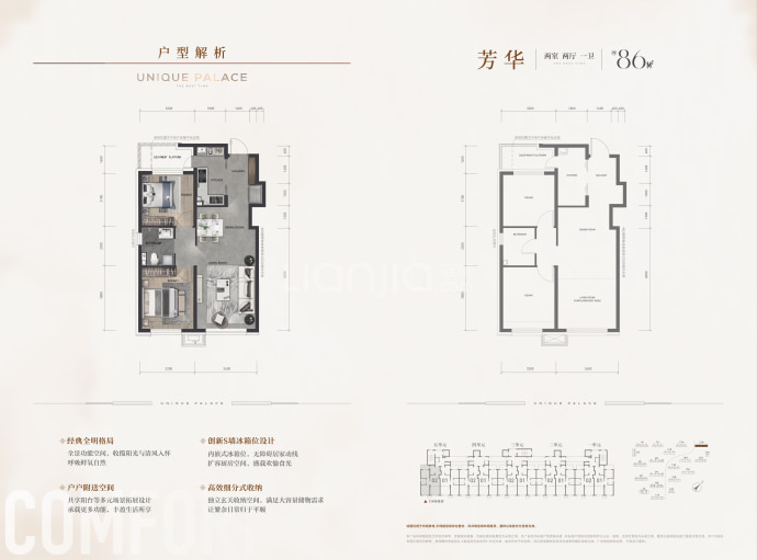 华润置地·中海·九里芳华--建面 86m²