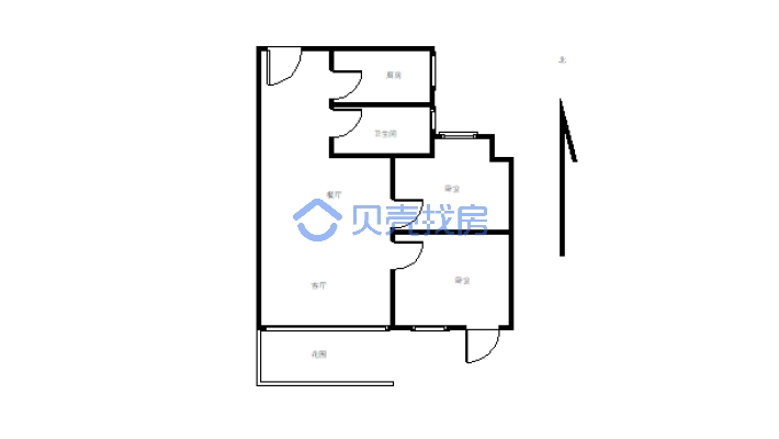 皇000家丽景1楼带花园建议看房子-户型图