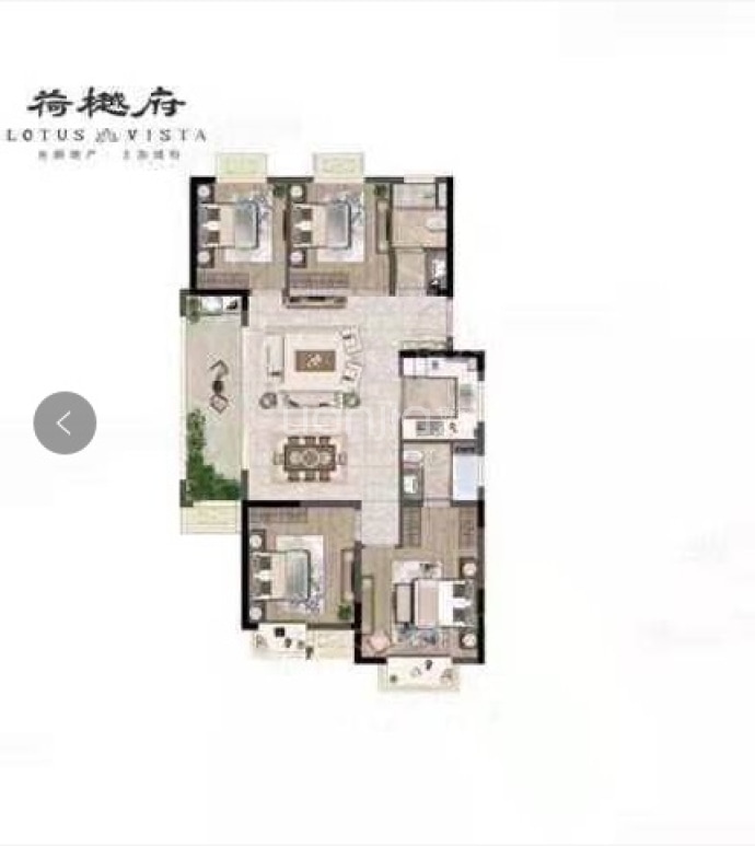 光明荷樾府--建面 128m²