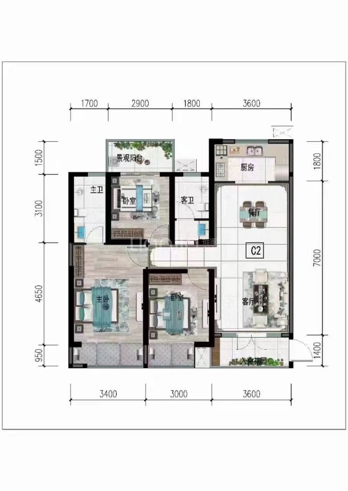 国际环球城--建面 108m²