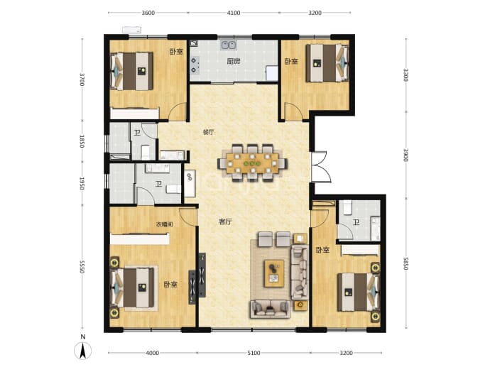 壹品兴创颐和公馆--建面 168m²