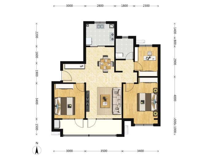 中海学仕里--建面 101m²