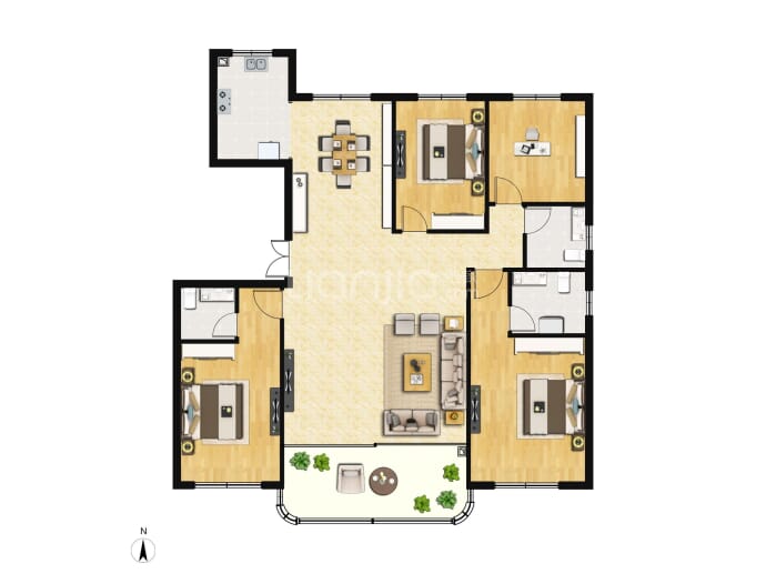 恒信志远名著--建面 167m²