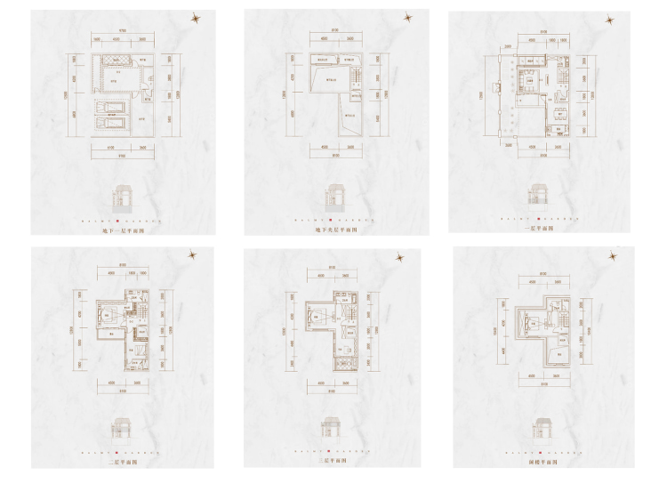 阳光城花满墅5室2厅5卫户型图