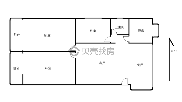 商务区+步梯2楼+配套成熟+交通便利+采光通风好-户型图